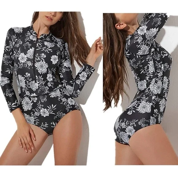 One-piece swimwear / surfing wear size M - Picture 1 of 3